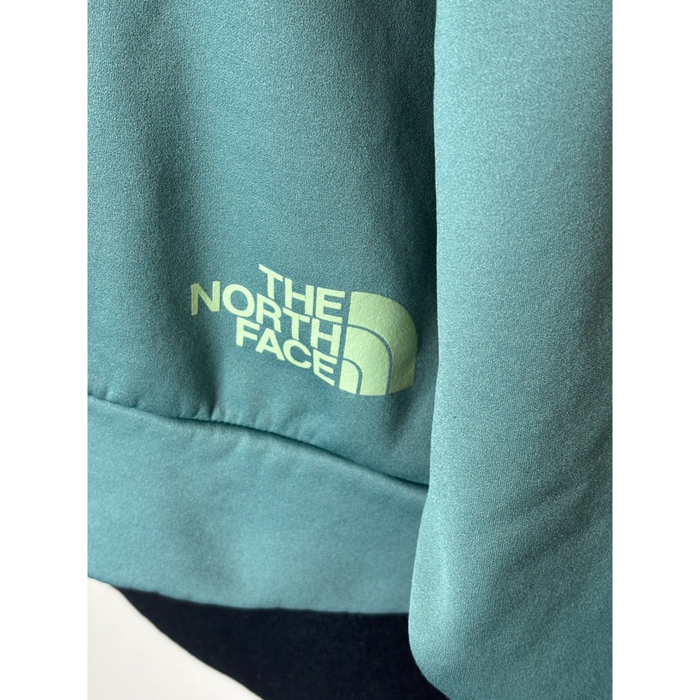 The North Face Horizon Cropped Boxy Oversized Sweatshirt Teal Size Small - Picture 3 of 7